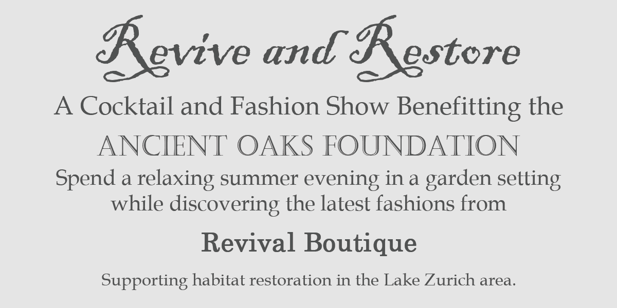 Revive and Restore fundraiser