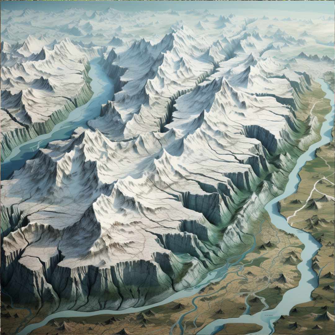 glacier illustration